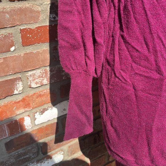Betsy Johnson Maroon Sweater Dress size Large - Picture 5 of 7
